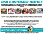 Monthly Announcements for DSR Customers